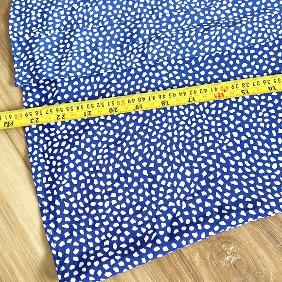 Vintage Polka Dots Button Down Pleated Blouse - Picture 10 of 15